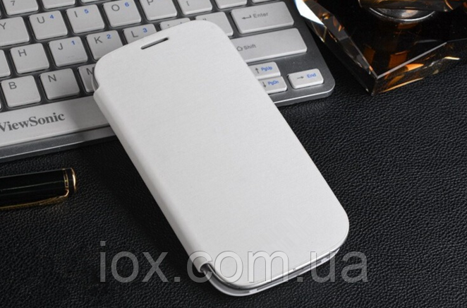 Білий чохол-фліп для Samsung Galaxy S3 і S3 duos