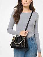 Сумка Michael Kors Mina Small Pebbled Leather Crossbody Bag Black (32S1G4MC1L)