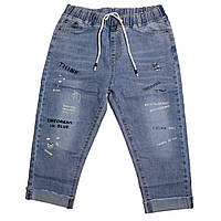 Капри джинсовые Ласточка A1066-1-1 30. Размер 50.