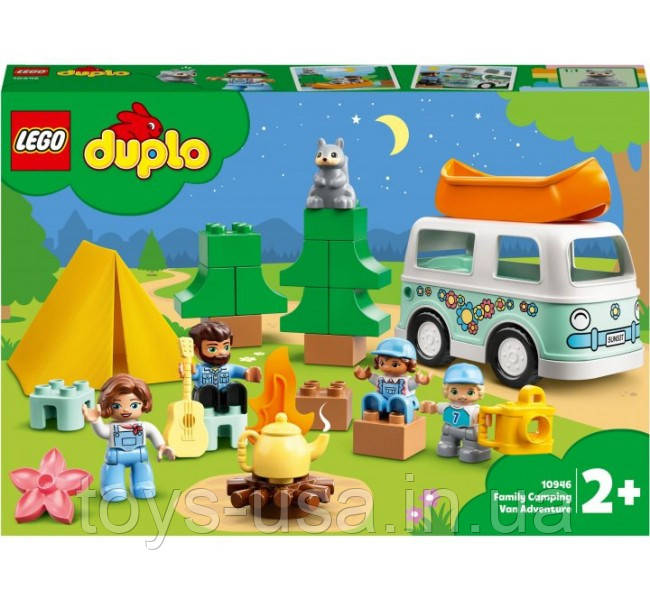 Лего Lego Duplo Сімейна пригода на мікроавтобусі 10946, фото 1