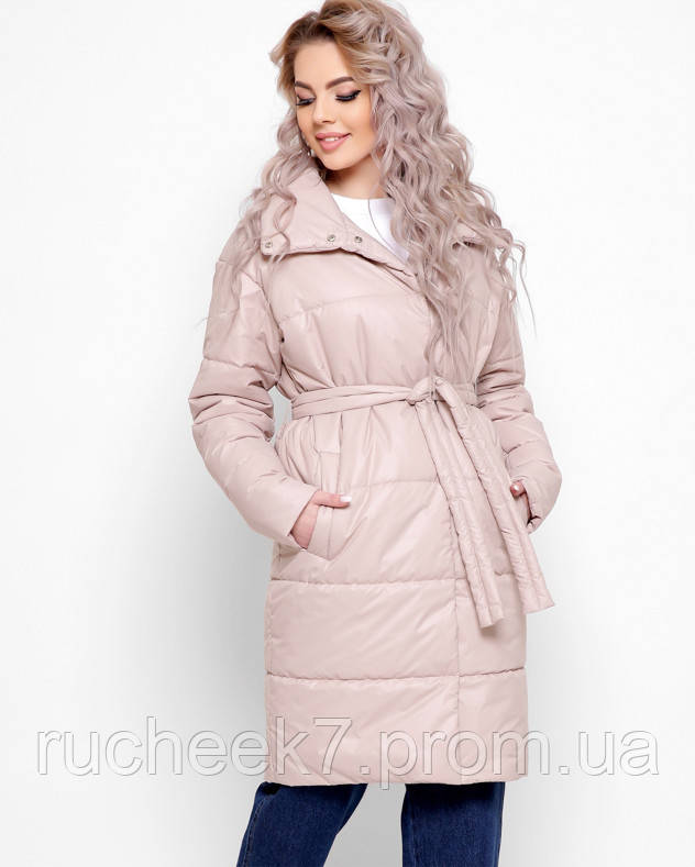 Куртка X-Woyz LS-8890-16 розмір 44-46 марсала. Модна подовжена куртка пальто