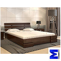 Ліжко з підйомним механізмом 160*200 з дерева в спальню Далі Люкс (Сосна) Арбор Древ