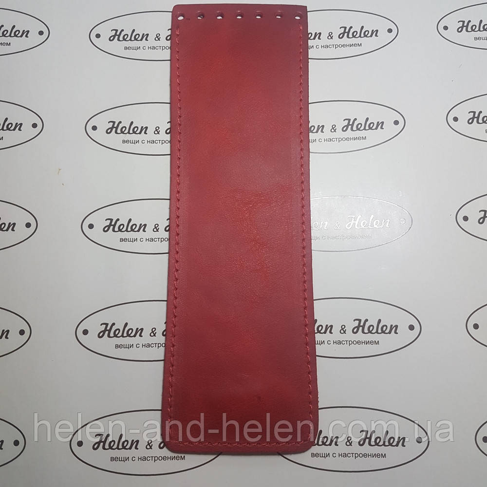 Вузький клапан для в'язаного сумки . Колір "Червоний", фото 1