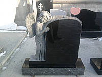 Памятник на могилу в виде ангела. Памятник ребенку с Ангелом