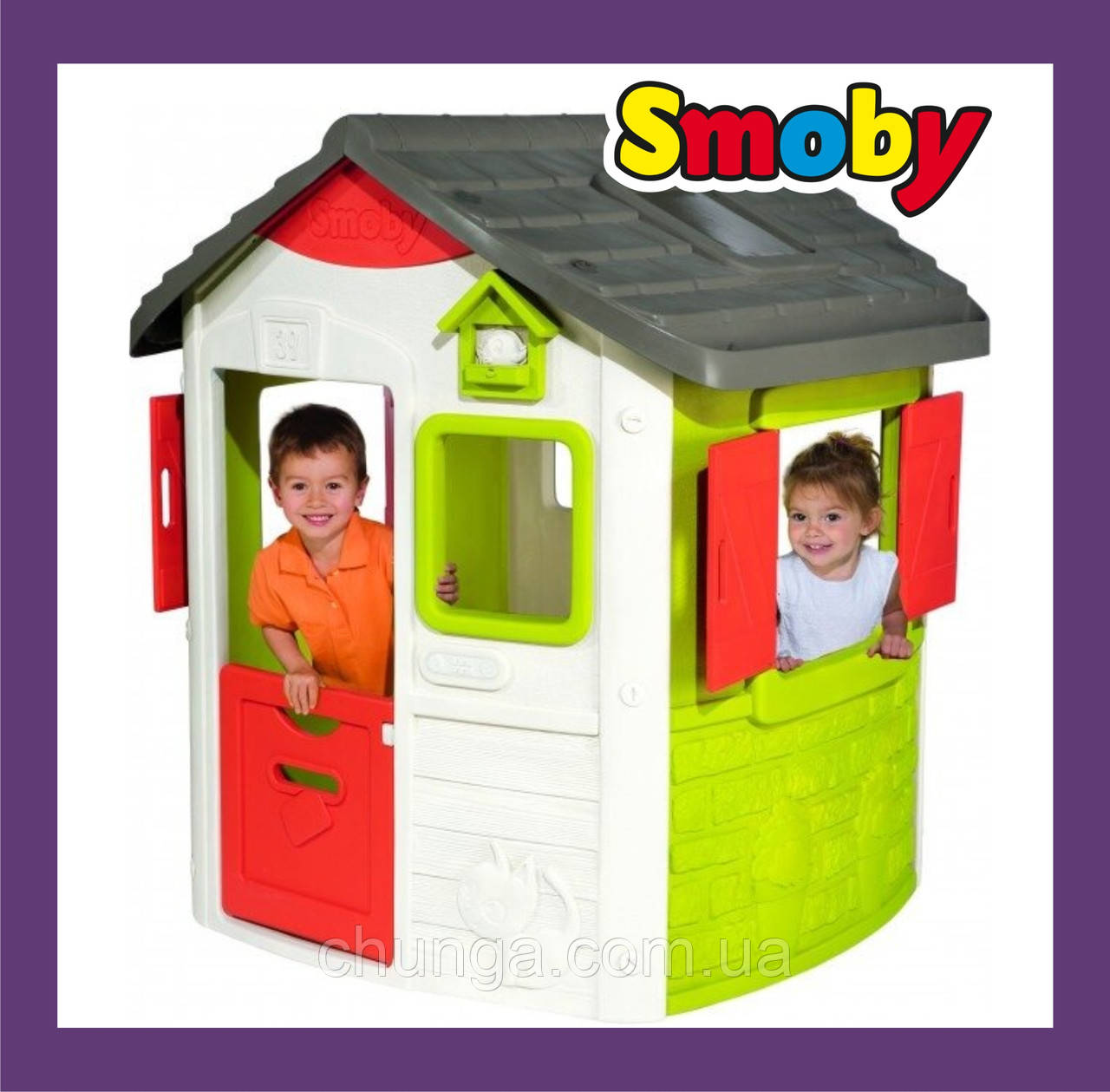 Будиночок лісничого Smoby Toys Нєо зі ставнями (810500)