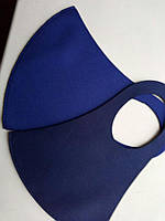Защитные маски для лица темно-синие (возможно нанесение лого)