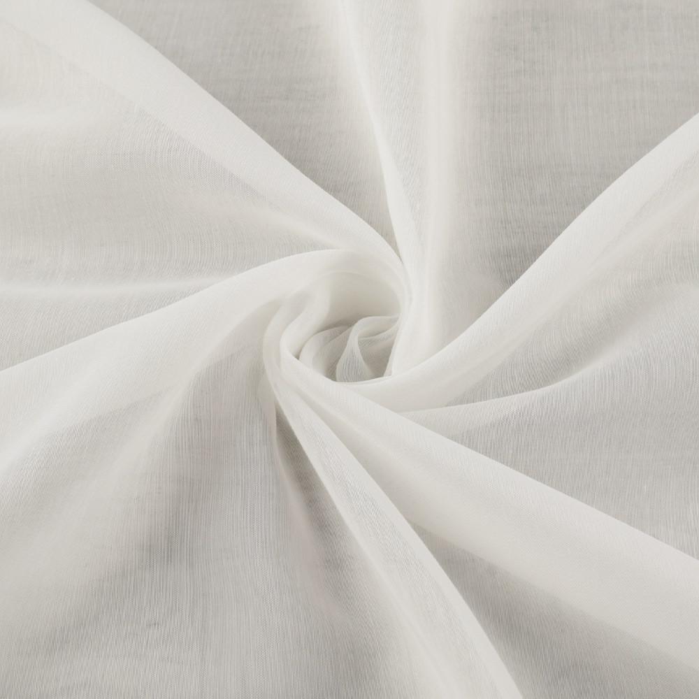 Батист гардинний молочний з обважнювачем, ш.260