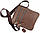 Світло-коричнева сумка планшет із натуральної шкіри Leather Collection, фото 6