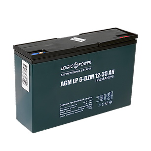 Акумулятор электромопеда LogicPower LP 6-DZM-35 (12В, 35аг)., фото 2