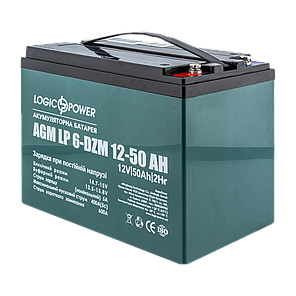 Батарея для електроскутера AGM LogicPower LP 6-DZM-50 (12В, 50Ач), фото 2