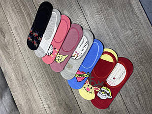 Жіночі сліди HTM CORAP яскраве асорті з малюнками бавовна 36-40 12 шт в уп