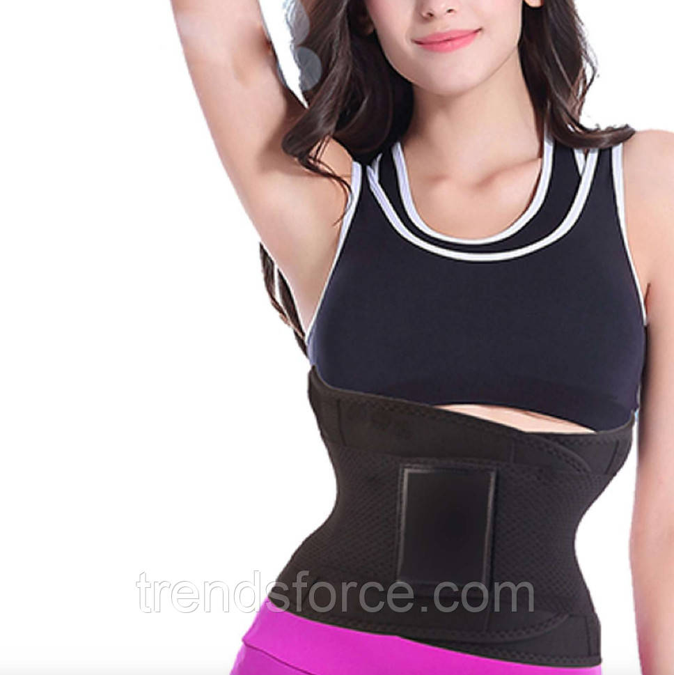 Пояс для схуднення Hot Shapers Belt Power на липучці чорний, розмір Хxxl 193986