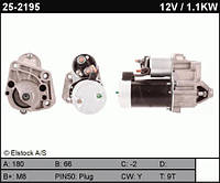 Стартер б\у на Volvo S40, V40, Renault CS1060, аналог CS1132,