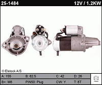 Стартер б\у на Nissan Primera, Almera, Sunny JS1137