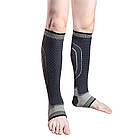 Компресійні гетри для занять спортом SKDK з фіксацією гомілковостопного суглоба HJ054, фото 2