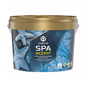 Вологостійка фарба для стін та стелі Eskaro Akzent Spa напівглянець 2.7л