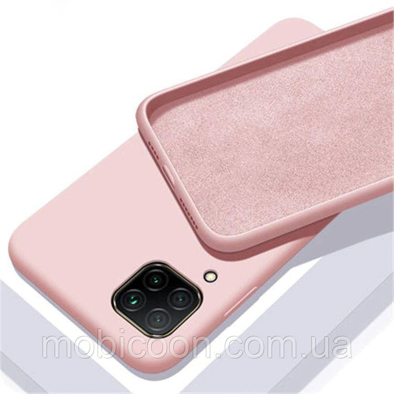 Чехол Silicone Case full для Samsung Galaxy M12 (M127) Pink, фото 1