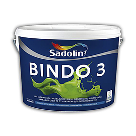 Глубокоматовая фарба для стін і стелі Sadolin Bindo 3 10л