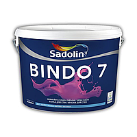 Матовая моющаяся краска для стен и потолка Sadolin Bindo 7 10л