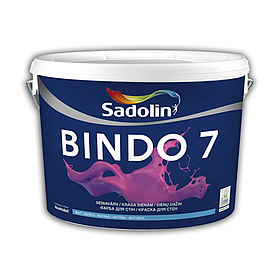 Матова миюча фарба для стін і стелі Sadolin Bindo 7 10л