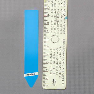 Табличка для маркування рослин 1.8x10 см, блакитна упаковка 100 шт, фото 2