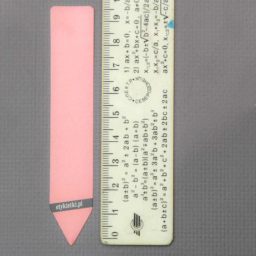 Табличка для маркування рослин 1.8x10 см, лососева 100 шт