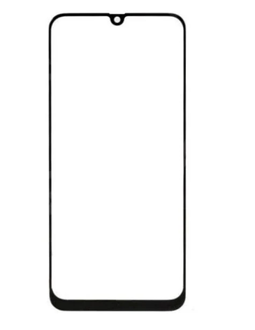 Скло (для ремонту диспле) Samsung A705 Galaxy A70 (2019) колір чорний, фото 1