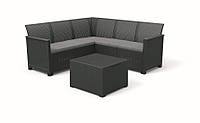 Комплект садовой мебели Keter Emma 5 seater Corner, серый