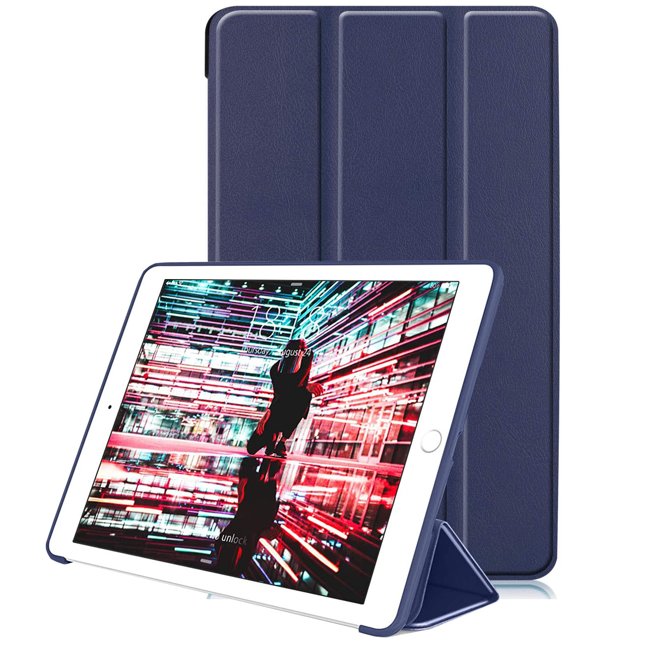 Чохол Smart Cover для Apple iPad Mini 4 / 5 (Wake / Sleep) Dark Blue, фото 1