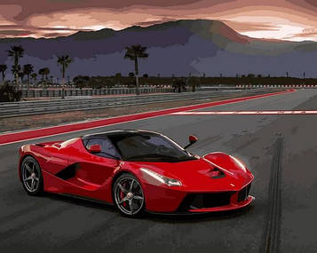 Картини за номерами 40х50 см Babylon Ferrari LaFerrari Spider (VP 1404)