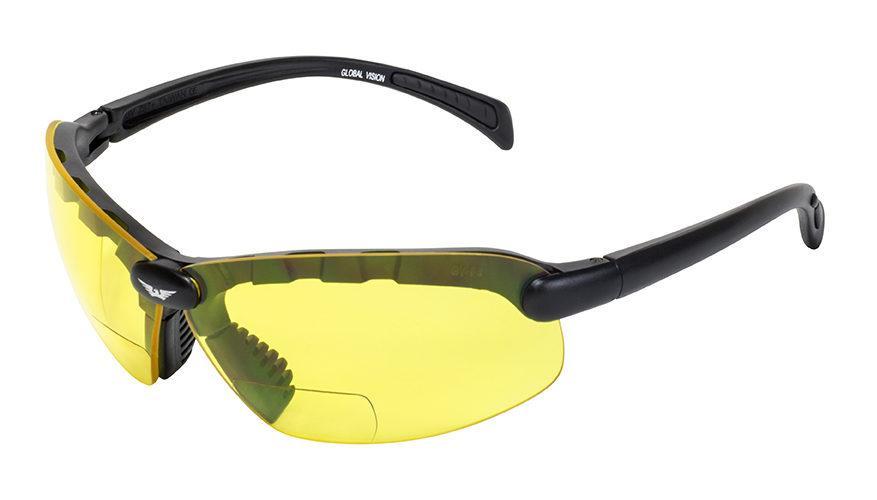 Бифокальные очки Global Vision Eyewear C-2 BIFOCAL Yellow +1,0 дптр - фото 1 - id-p1426041030