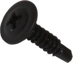 Саморіз по металу з прес-шайбою зі свердлом фосфатований