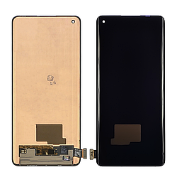 Дисплей для OnePlus 8 (N2013, IN2017), модуль (екран і сенсор), чорний, ОРИГИНАЛ