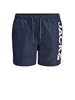 Плавательные шорты JJIBALI JJSWIMSHORTS AKM LOGO STS 12183806 Navy Blazer Jack & Jones S Темно-синий