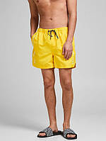 Плавательные шорты JJIBALI JJSWIMSHORTS AKM LOGO TAPE 12183810 Vibrant Yellow Jack & Jones XXL Желтый