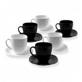 Чайний сервіз Luminarc CARINE White&Black з 12 предметів (D2371)