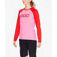 Велоджерси POC Essential MTB W's Jersey, Altair Pink/Prismane Red, L (PC 528368236LRG1)