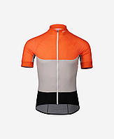 Велоджерси POC Essential Road Light Jersey, Granite Grey/Zink Orange, S (PC 582128287SML1)