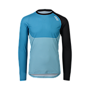 Велоджерсі POC MTB Pure LS Jersey, Uranium Black/Basalt Blue/Lt Basalt Blue, S (PC 528448321SML1)