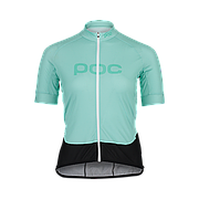 Велоджерсі жіноче POC W's Essential Road Logo jersey, Lt Fluorite Green/Fluorite Green, L (PC 532938311LRG1)