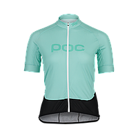 Велоджерси женское POC W's Essential Road Logo jersey, Lt Fluorite Green/Fluorite Green, M (PC 532938311MED1)