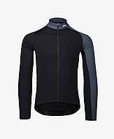 Велоджерси с длинным рукавом POC Essential Road Mid LS Jersey, Uranium Black/Sylvanite Grey, L (PC