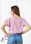 Літня блузка футболка вільного крою "Moment" Новий колір, фото 7