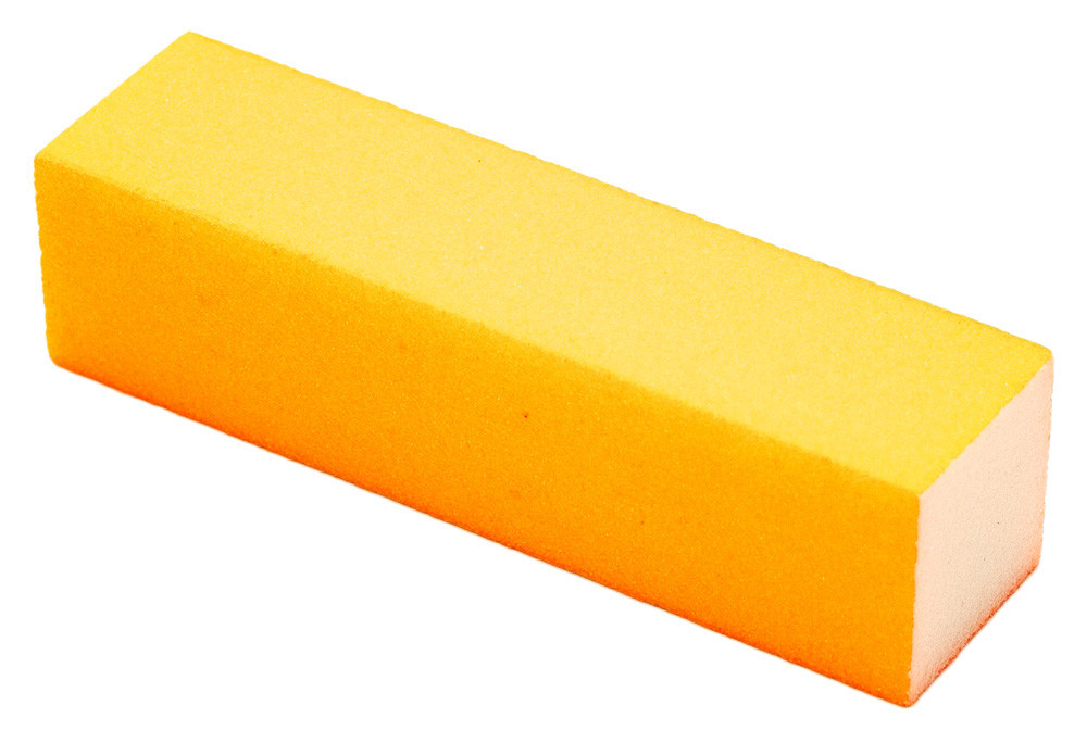 Баф для нігтів квадратний помаранчевий, фото 1