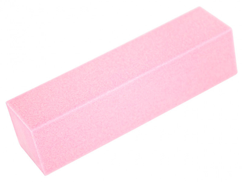 Баф для нігтів квадратний світло-рожевий, фото 1