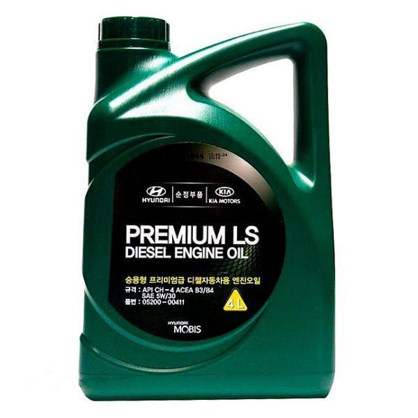 Моторна олива Mobis Premium LS Diesel 5W-30 4 л (0520000411)