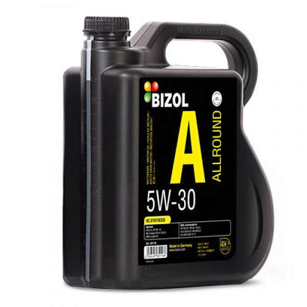 Синтетична моторна олива — BIZOL Allround 5W-30 4 л