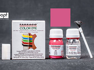 Фарба для шкіри кол.фуксія + очищувач Tarrago Color Dye, 2*25 мл,TDC05(25)