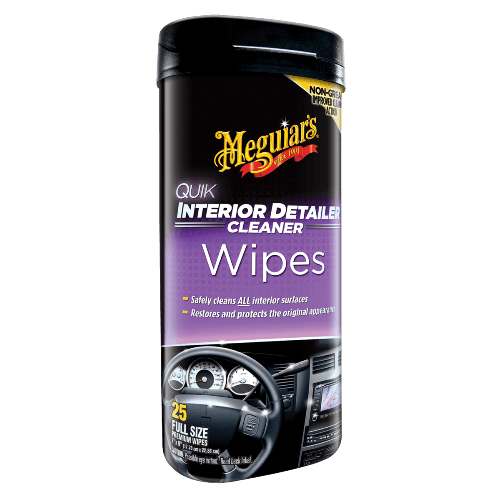 Серветки для швидкого очищення салону Meguiar's G13600 Quik Interior Detailer Cleaner 18 х 23 см, 25 шт