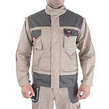 Куртка робоча 2 в 1, 100% бавовна, щільність 180 г/м², XXXL INTERTOOL SP-3036 Робочі куртки, фото 3